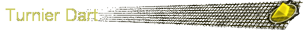 Turnier Dart